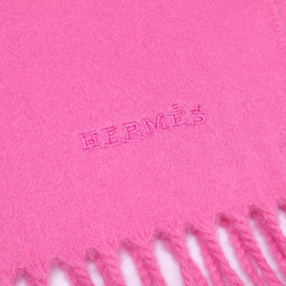 HERMES Pink Scarf - Picture 4 of 6